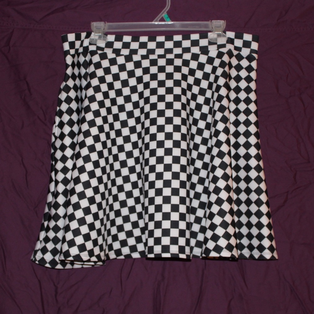 Checkered Skirt
